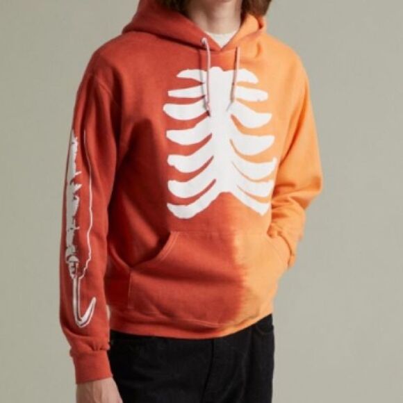 NEW Urban Outfitters UO Candyman Men's Split Dye Hoodie Sweatshirt S M XL XXL - Picture 1 of 5